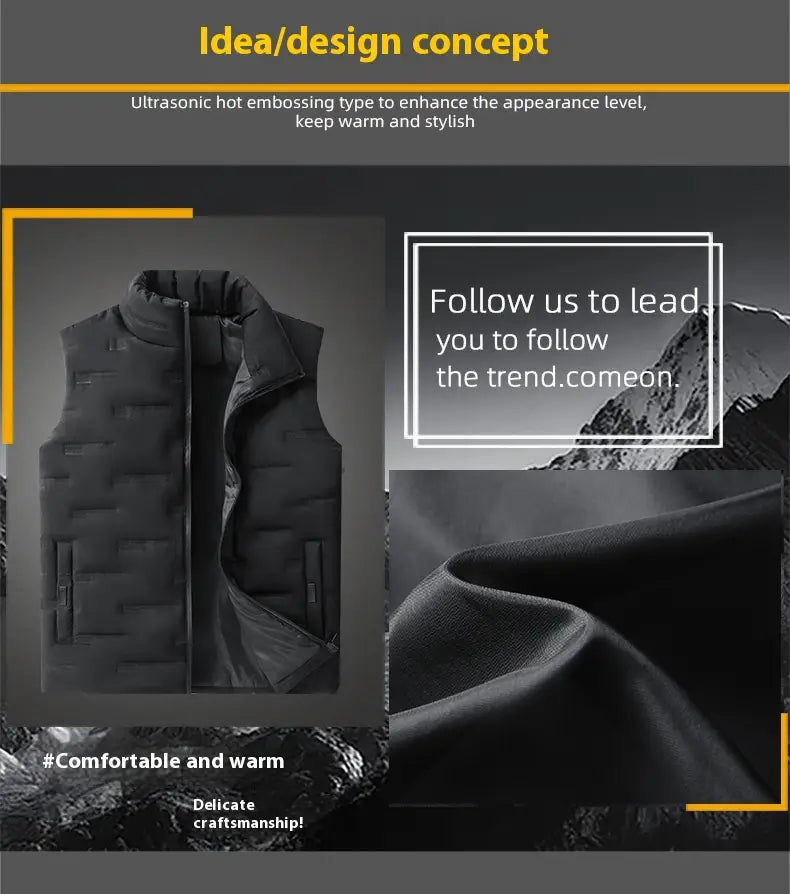 Sleeveless Waistcoat Men