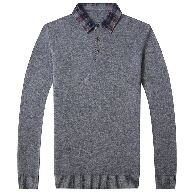 Autumn and winter men’s wool sweater long sleeve