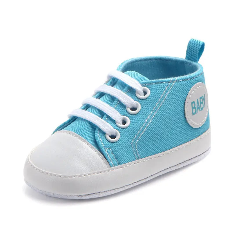 Canvas Classic Sports Sneakers Baby Boys Girls First Walkers Shoes Infant Toddler Soft Sole Anti-slip Baby Shoes - 5