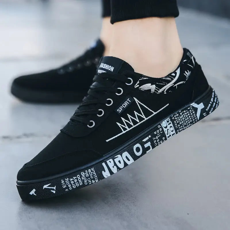 Canvas shoes men’s sneakers - White / 40