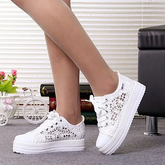 Canvas Shoes Women Xia Daddy Shoes Women - White / 35