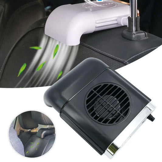 Car Fan Magnetic Fan Car Cooler Silent Wireless Charging USB Fan 3Speed Adjustable Universal Car Rear Seat Auto Cooling - Beyond Trends Hub 