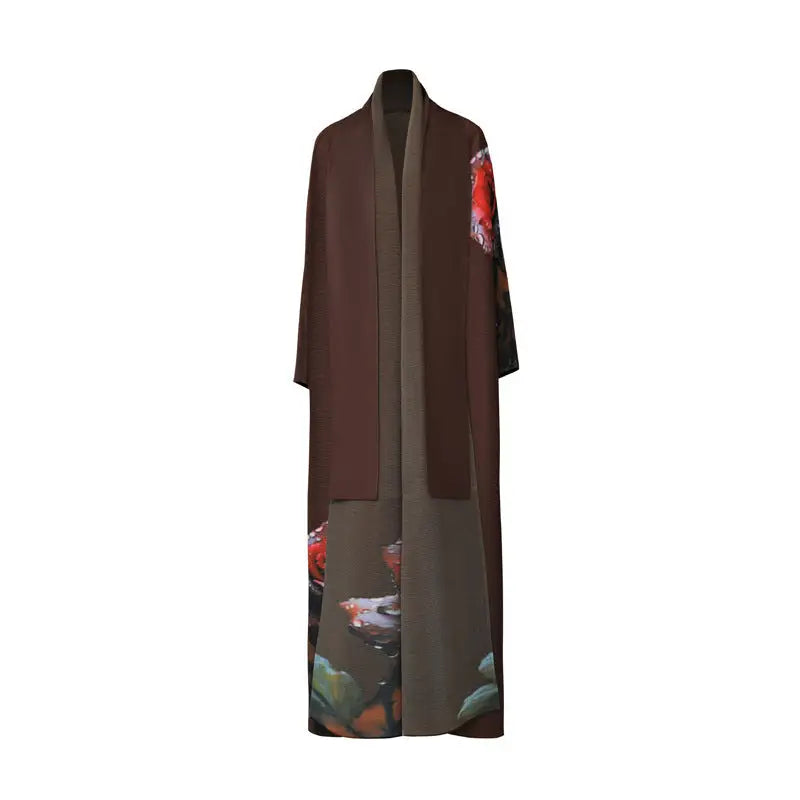 Cardigan Dubai Tourism Dress Women - Brown / Free Size