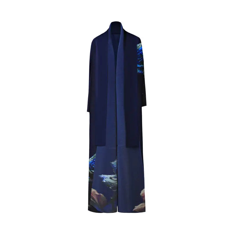 Cardigan Dubai Tourism Dress Women - Navy Blue / Free Size