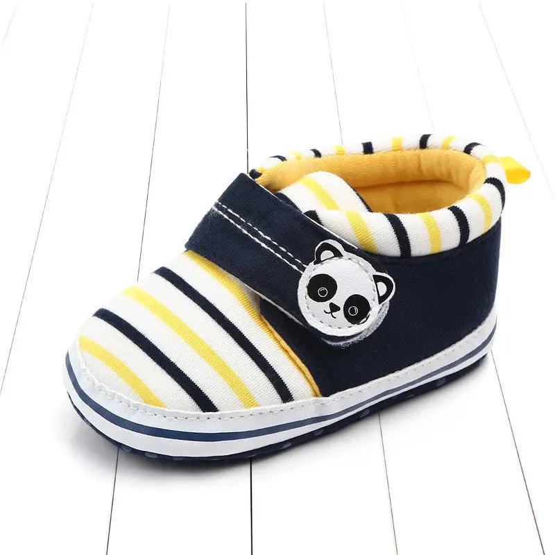 Casual color baby canvas shoes - Yellow / 12