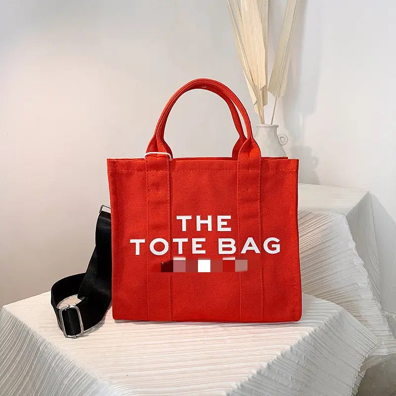 Casual letter handbag fashionable single shoulder crossbody bag - orange / 31*26*12cm