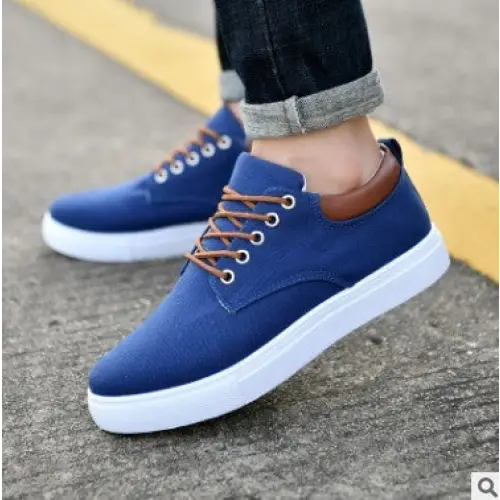 Casual Men’s Winter Sneakers Shoes Canvas Flat Shoes