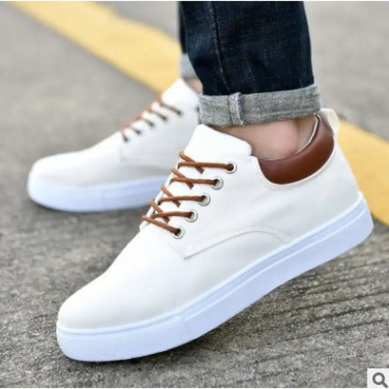 Casual Men’s Winter Sneakers Shoes Canvas Flat Shoes