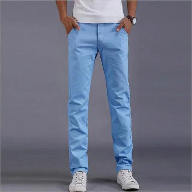 Casual Pants Men Trousers - Blue / 34