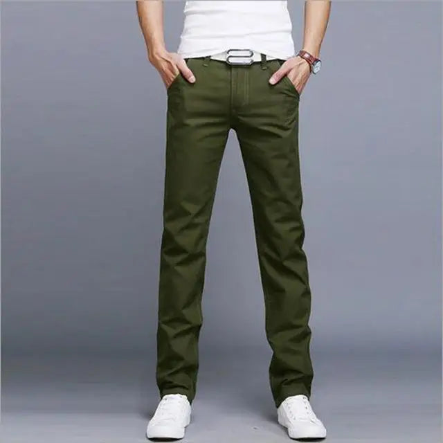 Casual Pants Men Trousers - Green / 33