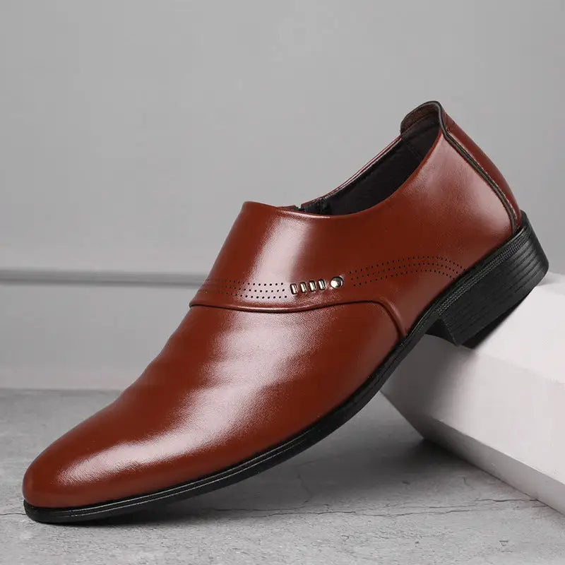 Casual pointed toe shoes men leather shoes men Beyond Trends Hub