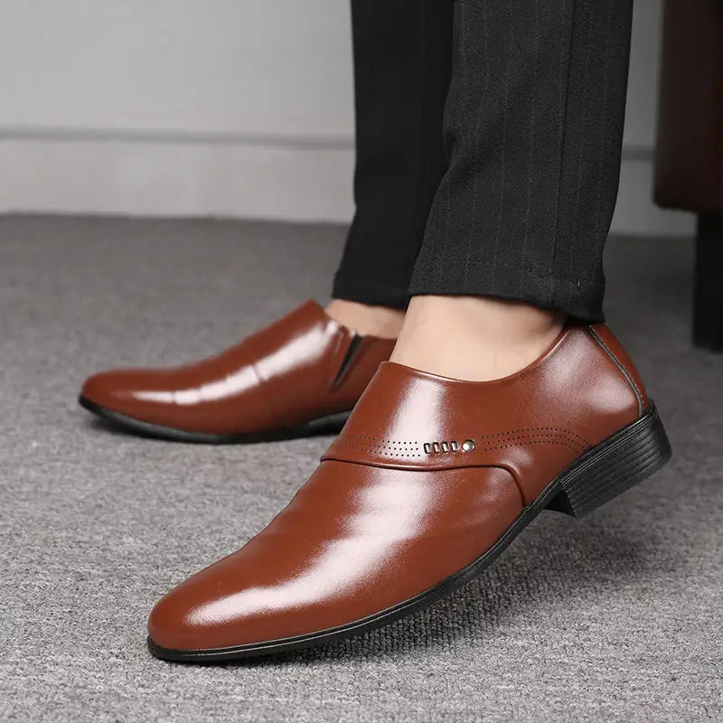 Casual pointed toe shoes men leather shoes men Beyond Trends Hub