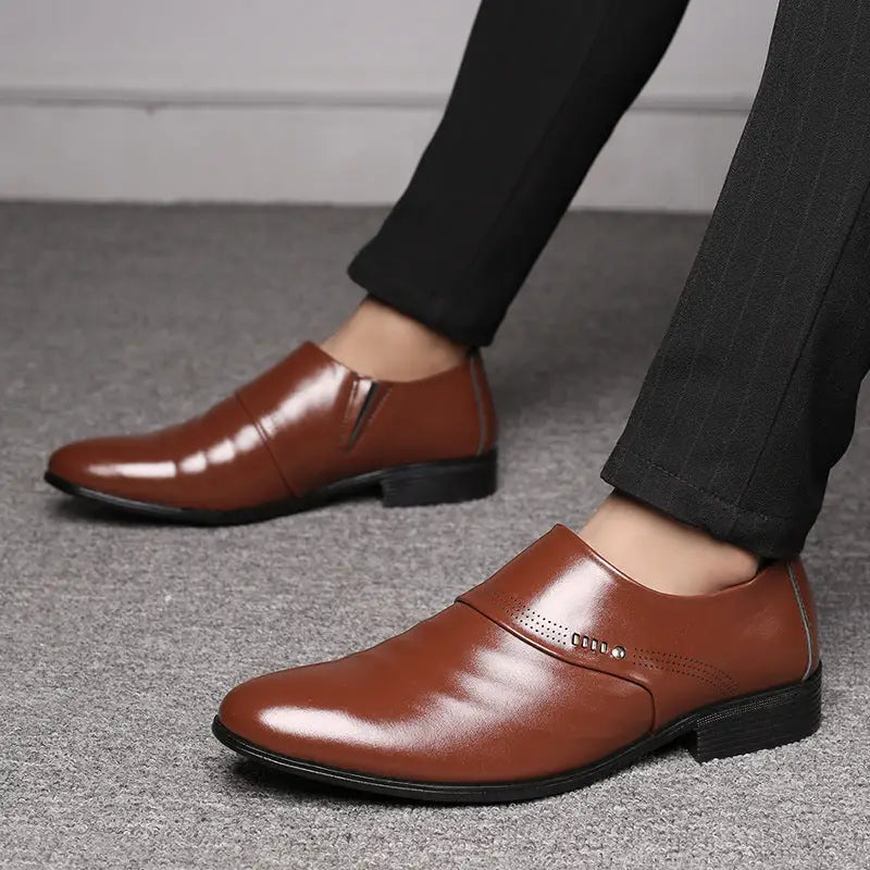 Casual pointed toe shoes men leather shoes men Beyond Trends Hub