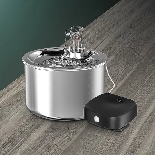 Cat Automatic Water Dispenser Charging Companion Wireless Smart Rechargeable Battery - Beyond Trends Hub 