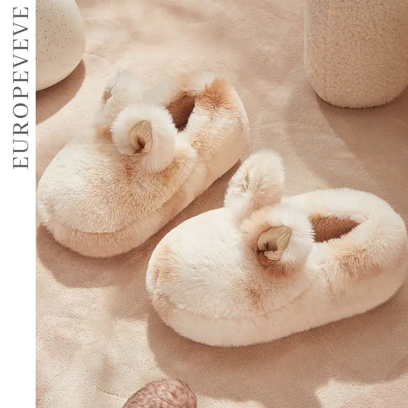 Cat Like Cotton Slippers For Women Autumn And Winter Home And Household Use Beyond Trends Hub