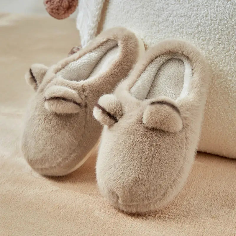 Cat Like Cotton Slippers For Women Autumn And Winter Home And Household Use Beyond Trends Hub
