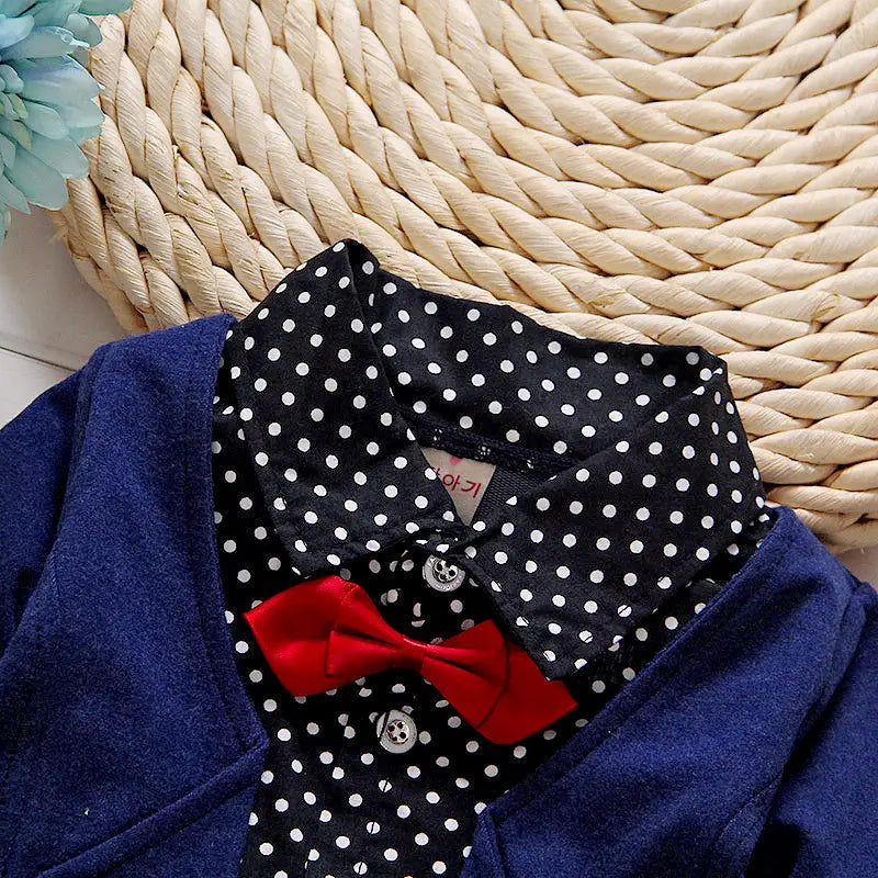 Children’s Children’s Suit Bow tie Sweater Small Trousers