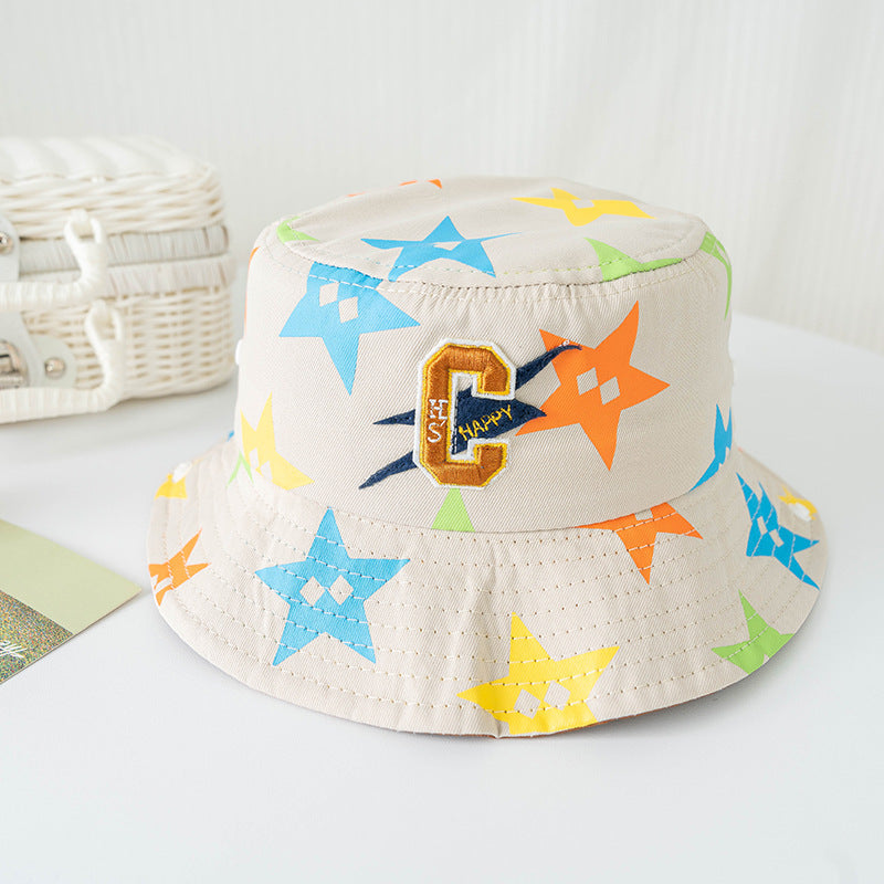Bucket Hat Baby Spring And Autumn Thin Summer Child Sun-proof Sun Protection Sun Hat