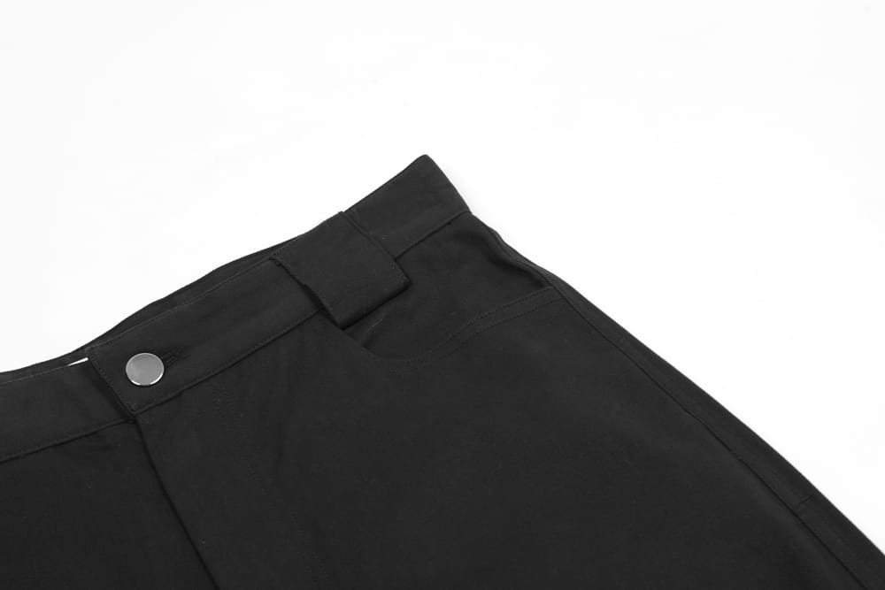 Multi Pocket Tooling Wide Leg Trousers For Men