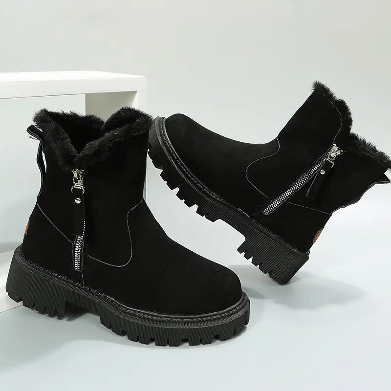 Thick Plush Snow Boots