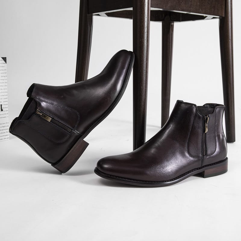 First Layer Cowhide Boots Men’s Leather