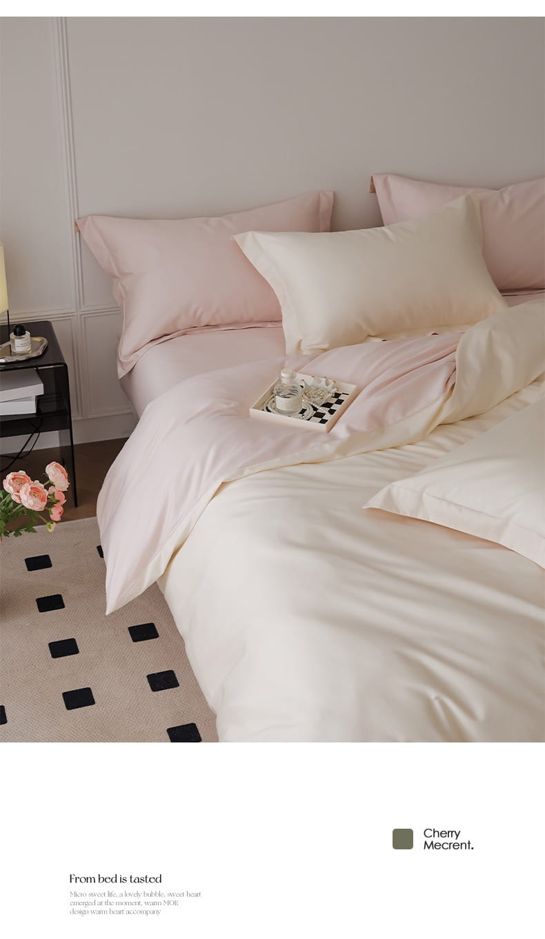 Woolen Cotton Four-piece Bed Sheet Set