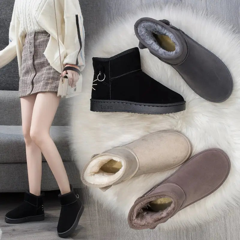 Women’s Thick Fashion Wear Winter Cotton Shoes