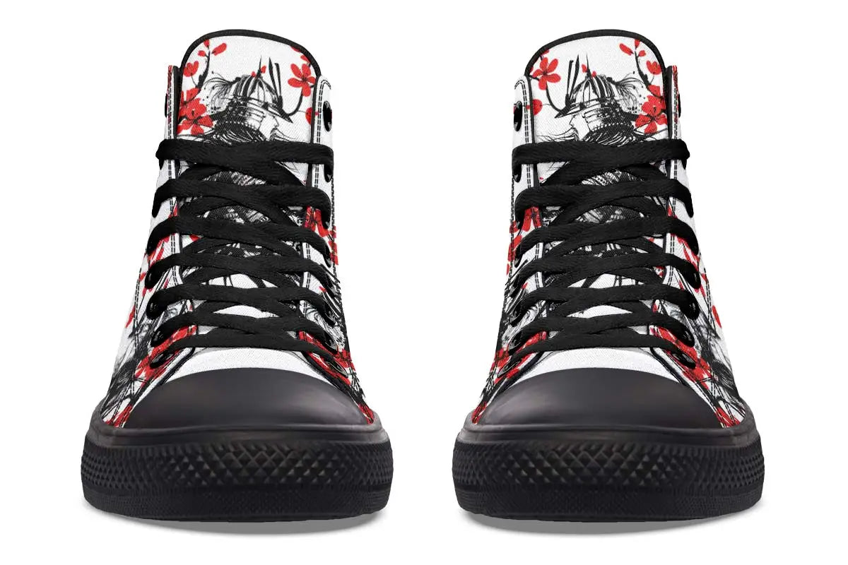 Printed Couple High-top Canvas Shoes