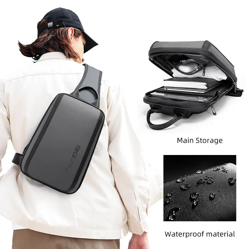 Chest Bag Men's Messenger Bag Lightweight Casual Shoulder Bag Beyond Trends Hub