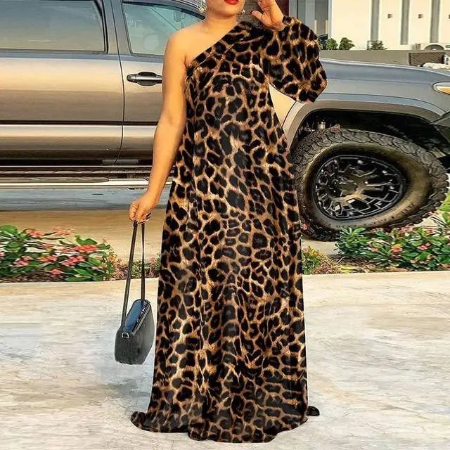 Chiffon Robe Sexy Wrap Hips Women Dresses Long Sleeve Ladies - Coffee / XXS