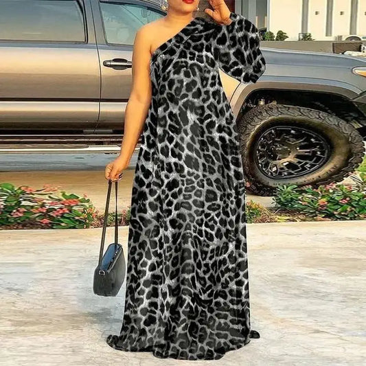 Chiffon Robe Sexy Wrap Hips Women Dresses Long Sleeve Ladies - Grey / XXS