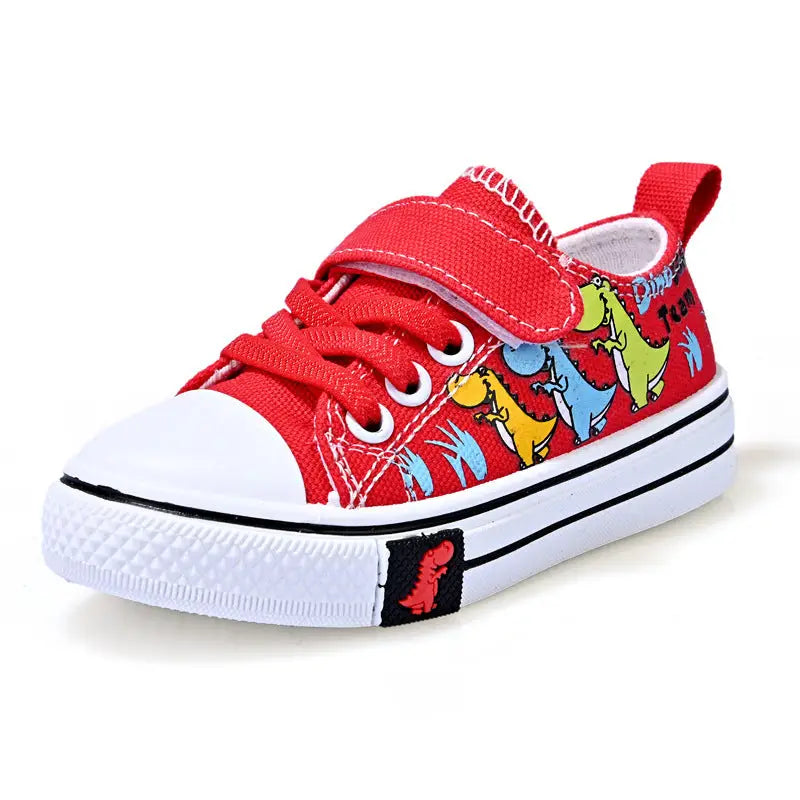 Children’s Canvas Shoes Toddler Shoes Girls’ Casual Single Shoes Cover Feet