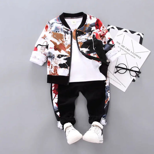 Children’s Clothes Boys’ Suits Boys’ Autumn Three-Piece Suits