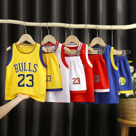 Children's Clothing Sports Basketball Wear Children's Clothing Boys' Suit - Beyond Trends Hub 