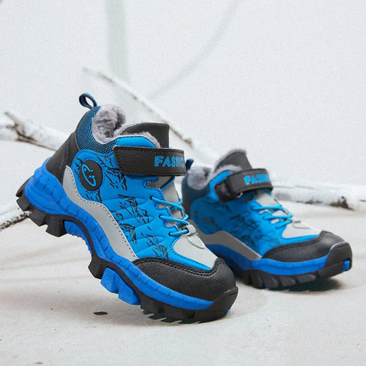 Children’s Cotton Shoes Boys Two Cotton Large Cotton Hiking Shoes