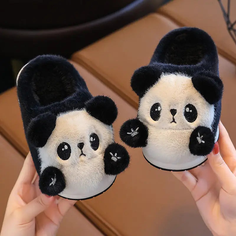 Children's Cotton Slippers Boys' Home Wear Plush - Beyond Trends Hub 
