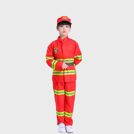 Children's Firefighting Uniforms Drill Clothes Activity Clothing - Beyond Trends Hub 