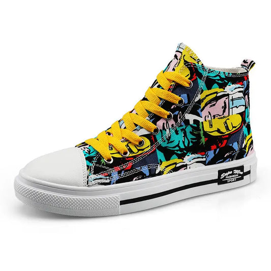 Children’s High-Top Canvas Shoes - 35 / Team leader
