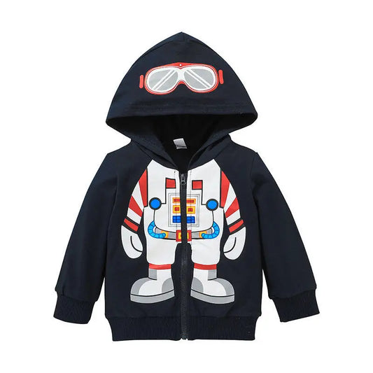 Children's Hooded Tops Jackets Kids Zipper Shirts Beyond Trends Hub