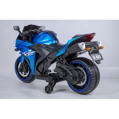Children’s Motorcycle 12V - Blue - 5