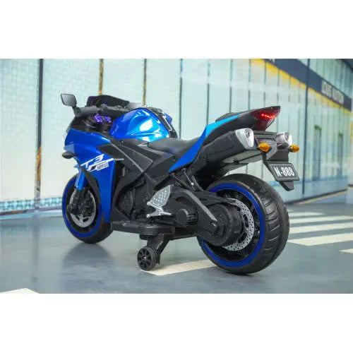 Children’s Motorcycle 12V - Blue - 5