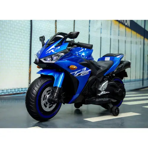 Children’s Motorcycle 12V - Blue - 5