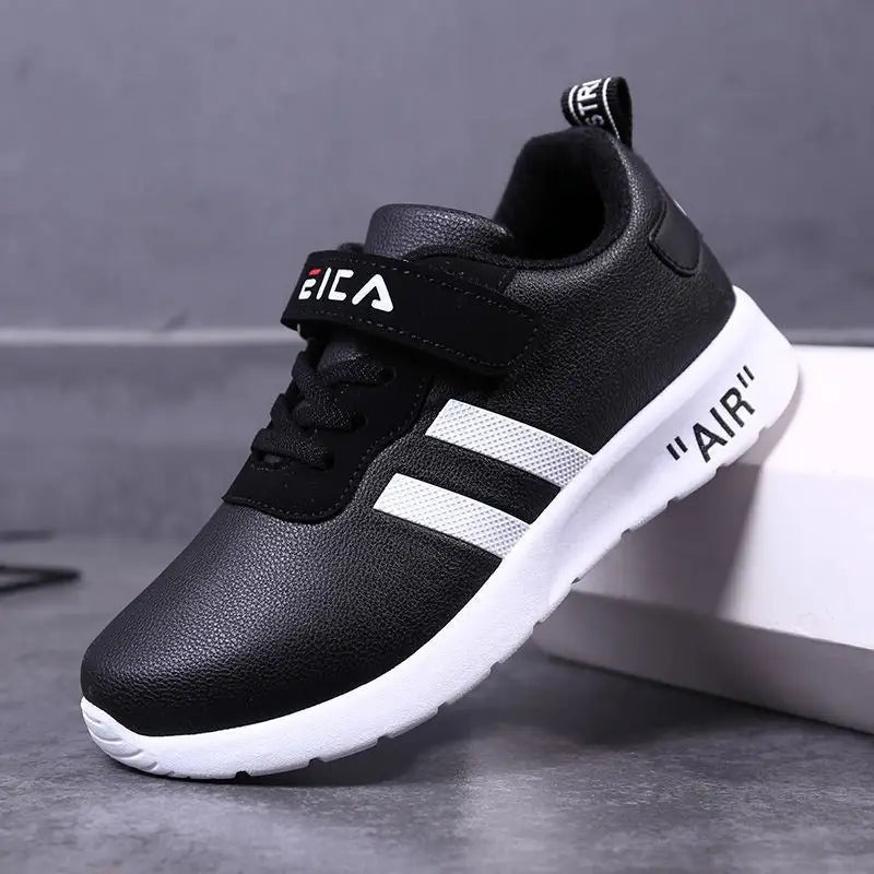 Children’s Sports Shoes Casual Shoes - Black / Leather / 26