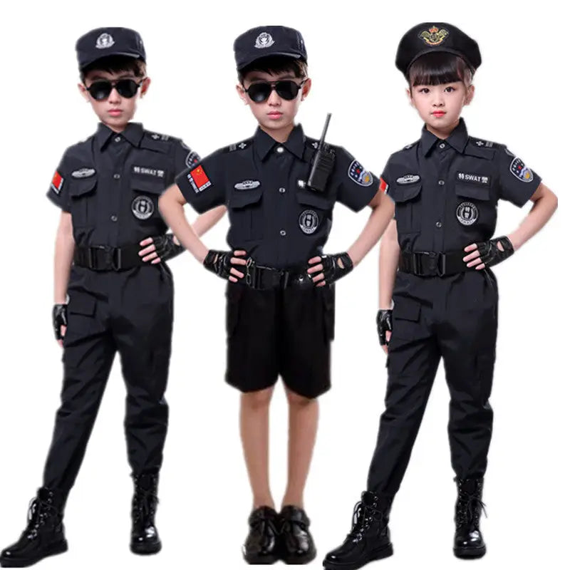 Children's SWAT uniforms summer police equipment - Beyond Trends Hub 