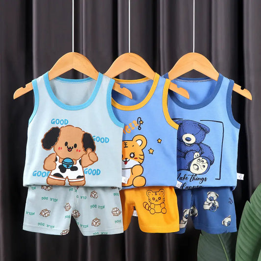 Children's Vest Suit Summer Pure Cotton Beyond Trends Hub