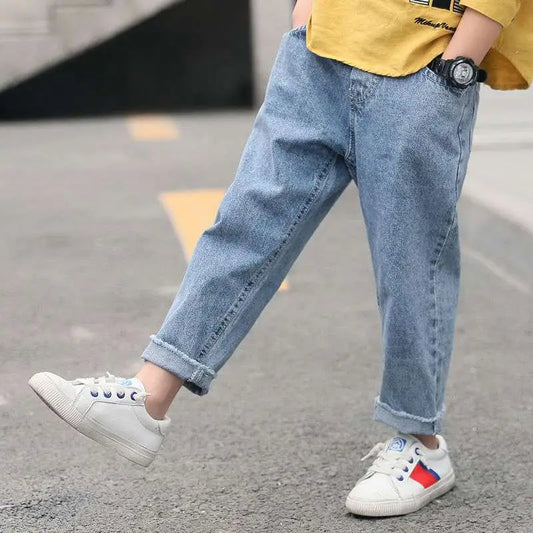 Children's Wear Boys Denim Pants Trend New Spring Fashion - Beyond Trends Hub 