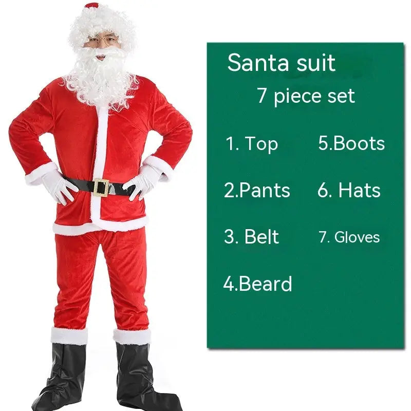 Christmas Costume Men's And Women's Clothing Full Set Performance Costume Beyond Trends Hub