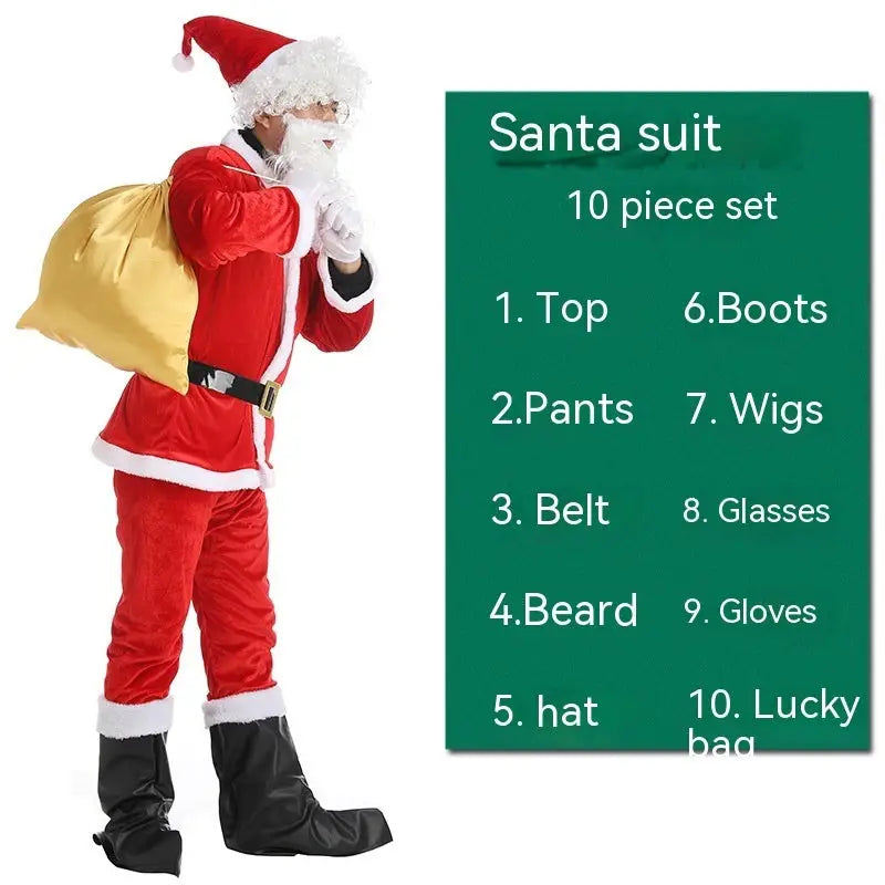 Christmas Costume Men's And Women's Clothing Full Set Performance Costume Beyond Trends Hub
