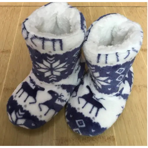 Christmas Elk Floor Shoes Indoor Socks Shoes Warm Plush House Slippers Beyond Trends Hub