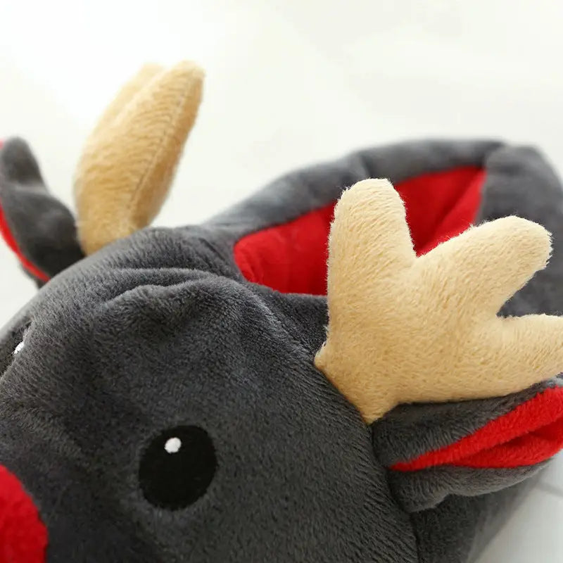 Christmas Shoes Cute Elk Home Slippers Beyond Trends Hub
